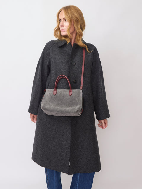 Small Daybag, Ash Suede