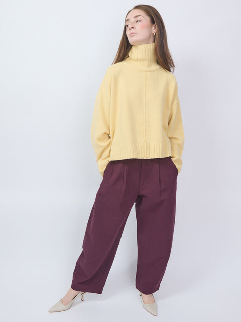 Ari Cropped Turtle, straw