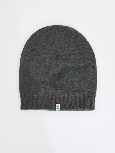 Reversible Cashmere Beanie, fourreau/swamp