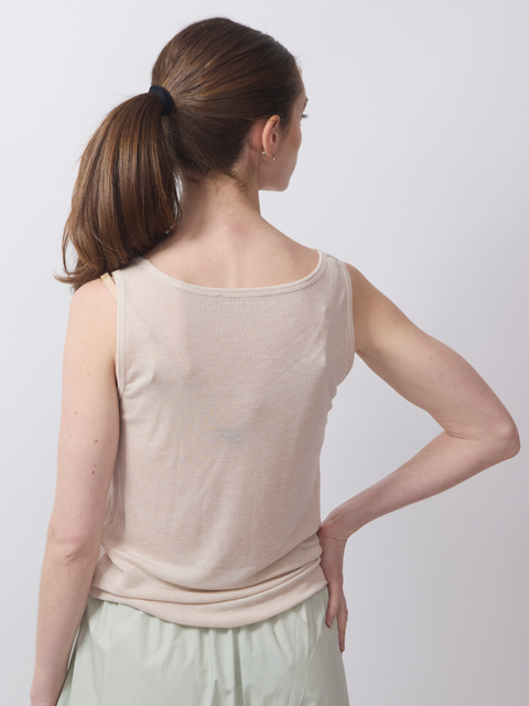 Sana Sheer Tank, oatmeal