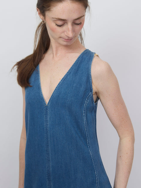 Saskylar Dress, medium denim blue