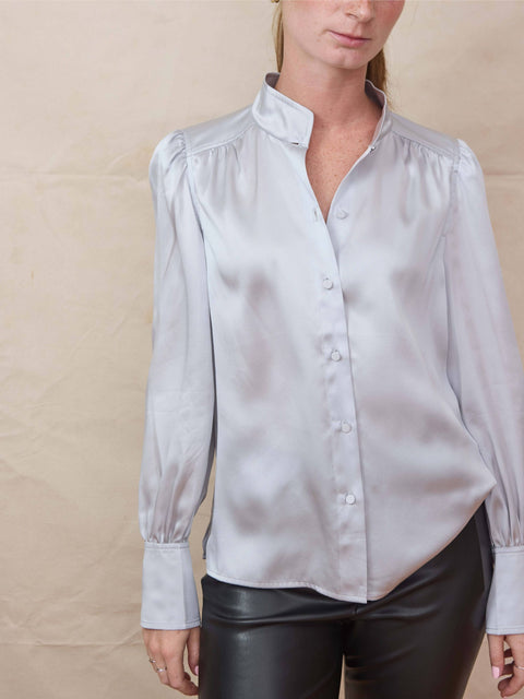 High Profile Blouse, Ecru