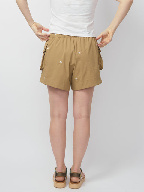 The Embroidered Cargo Shorts