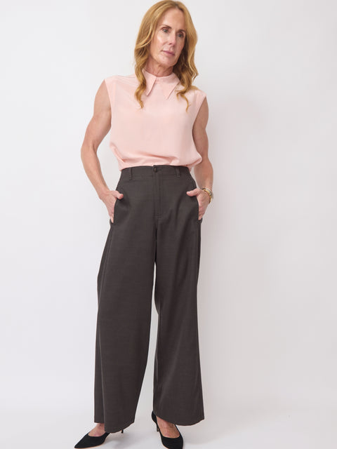 Vanda Pants, Dark Grey