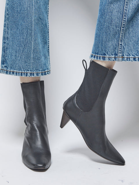 Suttner Boot, black leather