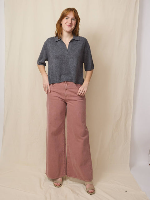 Atomic Wide Leg, Dusty Rose