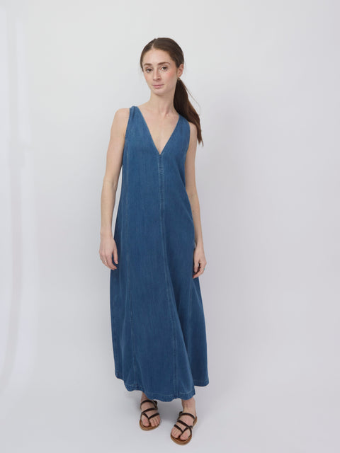 Saskylar Dress, medium denim blue