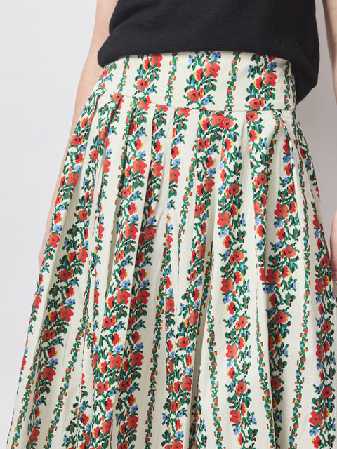 Regency Skirt, Tapestry Floral