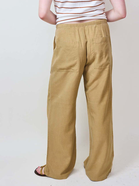 Brynn Tie Pant, Tan