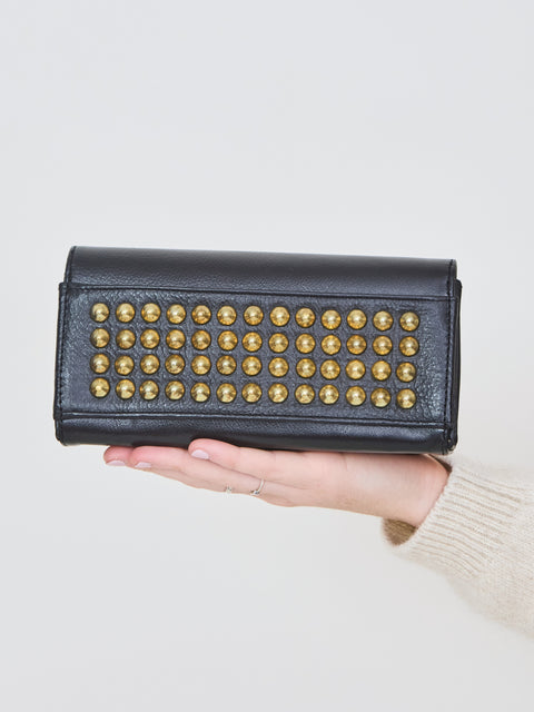 Cami Tosca Clutch, black/brass