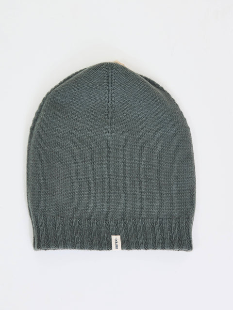 Reversible Cashmere Beanie, fourreau/swamp