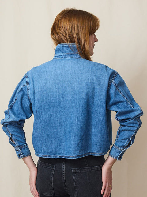 Crop Denim Shirt, Muse