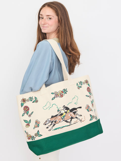 Derby Tote, Cream