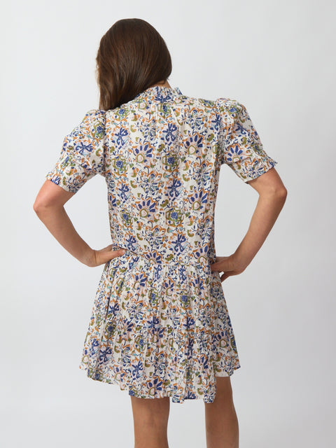 Las Almas Dress, Batik Cream