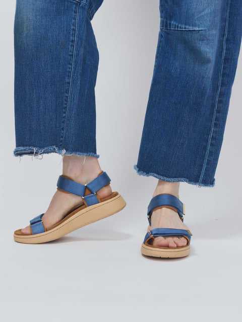 Line Sandal, Old Denim