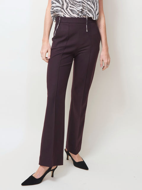 Renee, burgundy tech flannel