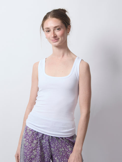 Saamanza Tank Top, white