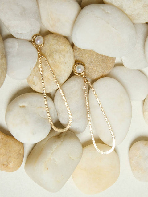 Pearl Teardrop earrings