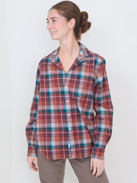 Eileen, Wine/Green Plaid