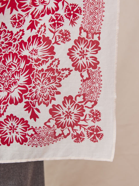 Cotton Blossom Bandana, Sand