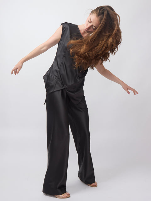 Liquid Luxe Pants, black