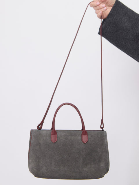 Small Daybag, Ash Suede