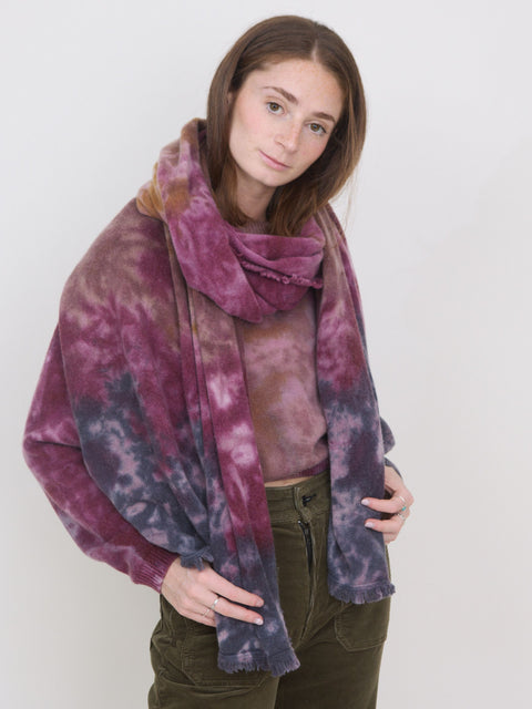 Cocoon Fringe Scarf, Pluto