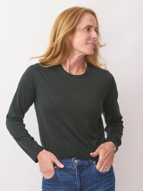 Crewneck Sweater, Dark Forest