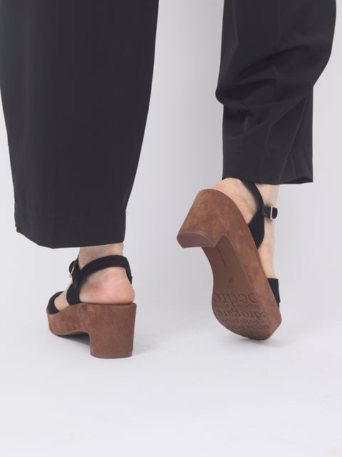 Dido Heel, Black/Chestnut