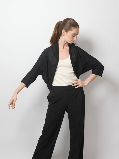 Cotton Bolero, Black