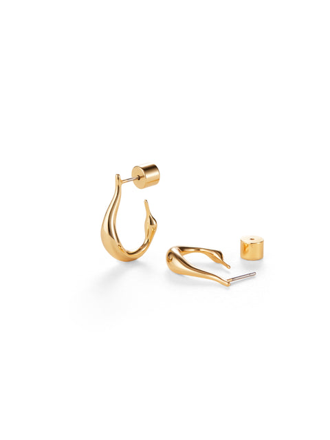Mini Colette Hoops, gold