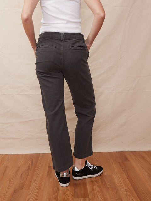 Slim Chino, washed black