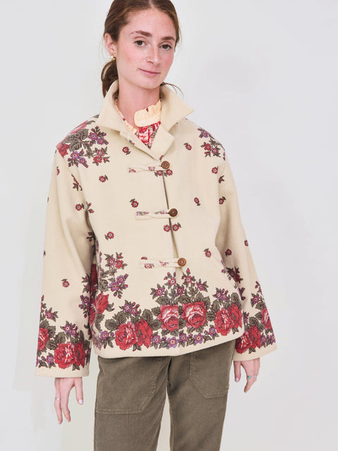 Western Jacket,  White Rosebush