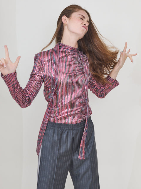 Disco Top, Pink Multi