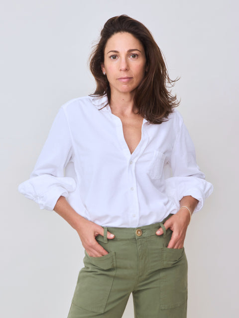 Eileen, White Corduroy