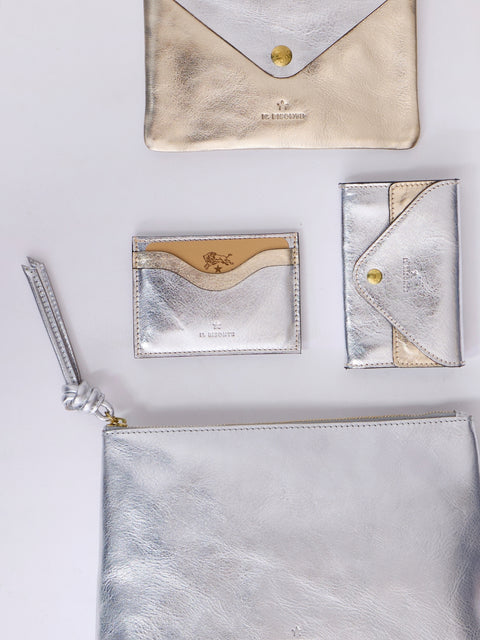 Card Case, Silver/Platino