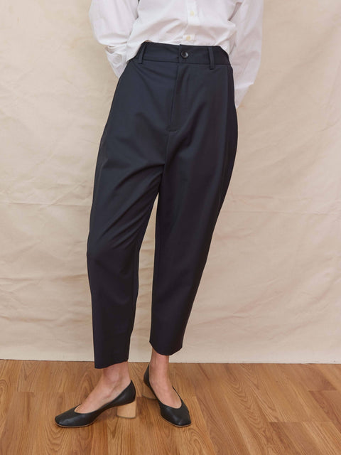 Sand Trouser, navy wool