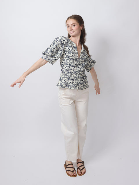 Sculpted Bina Top, Tropical Midnight