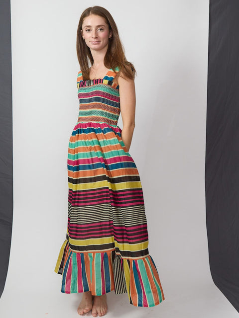 Garden Dress, Ibiza Stripe