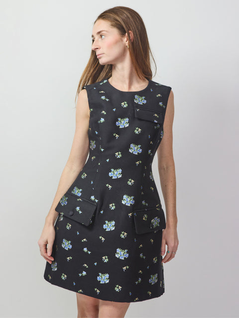 AMAYAH DRESS | Black Small Flower - 38 - Baum und Pferdgarten AMAYAH DRESS | Black Small Flower - 38 - Baum und Pferdgarten