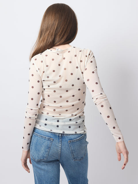 Jodie, Egret Creme Dot