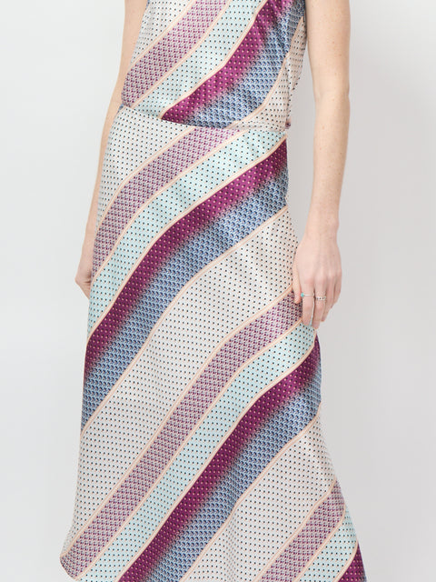 Josie Skirt, coastal stripe