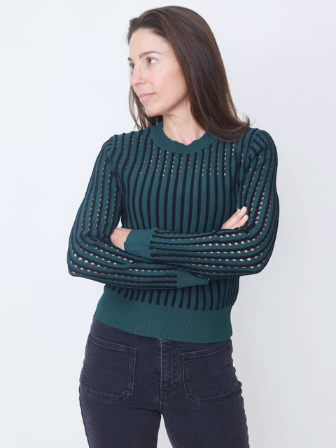 Marilyn, Pinstripe Evergreen