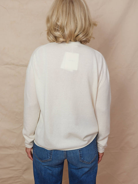 Clio Sweater, Cream