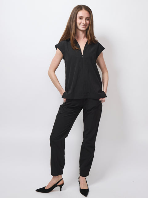 New Angle Seam Jogger, black