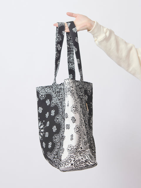 Bailey Tote, Black/White