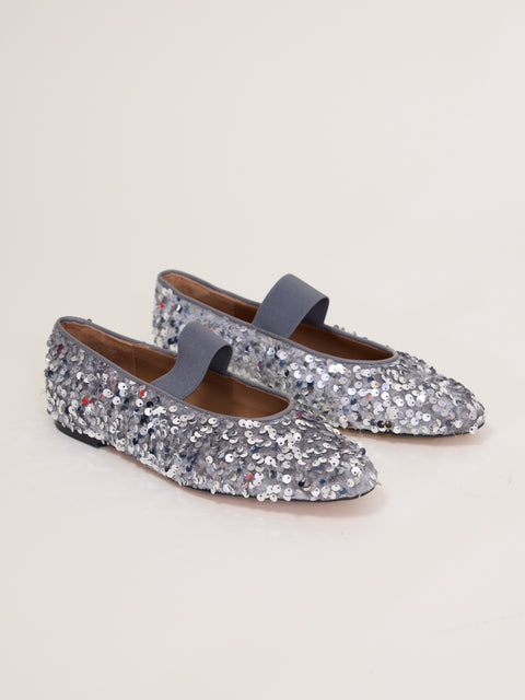 Bree, Stone Grey Sequins