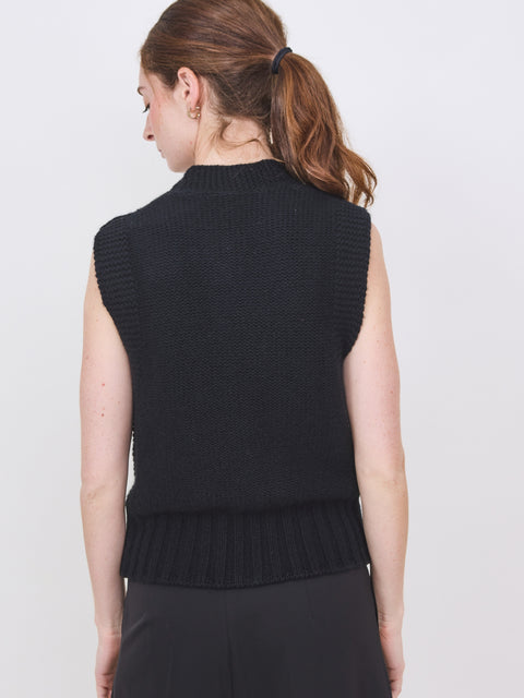 Sallie vest, black