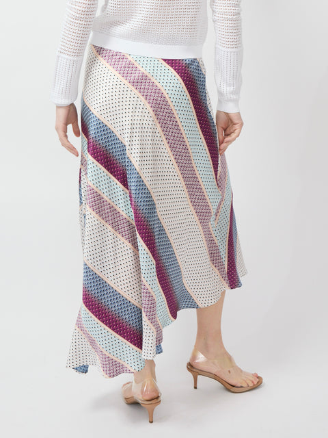 Josie Skirt, coastal stripe