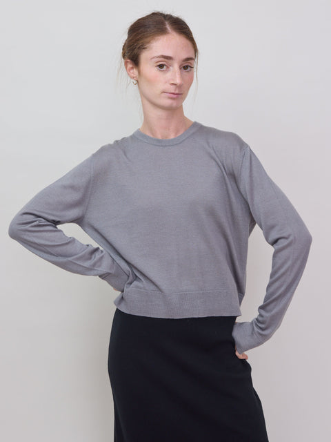 Cashmere Sweatshirt, cement